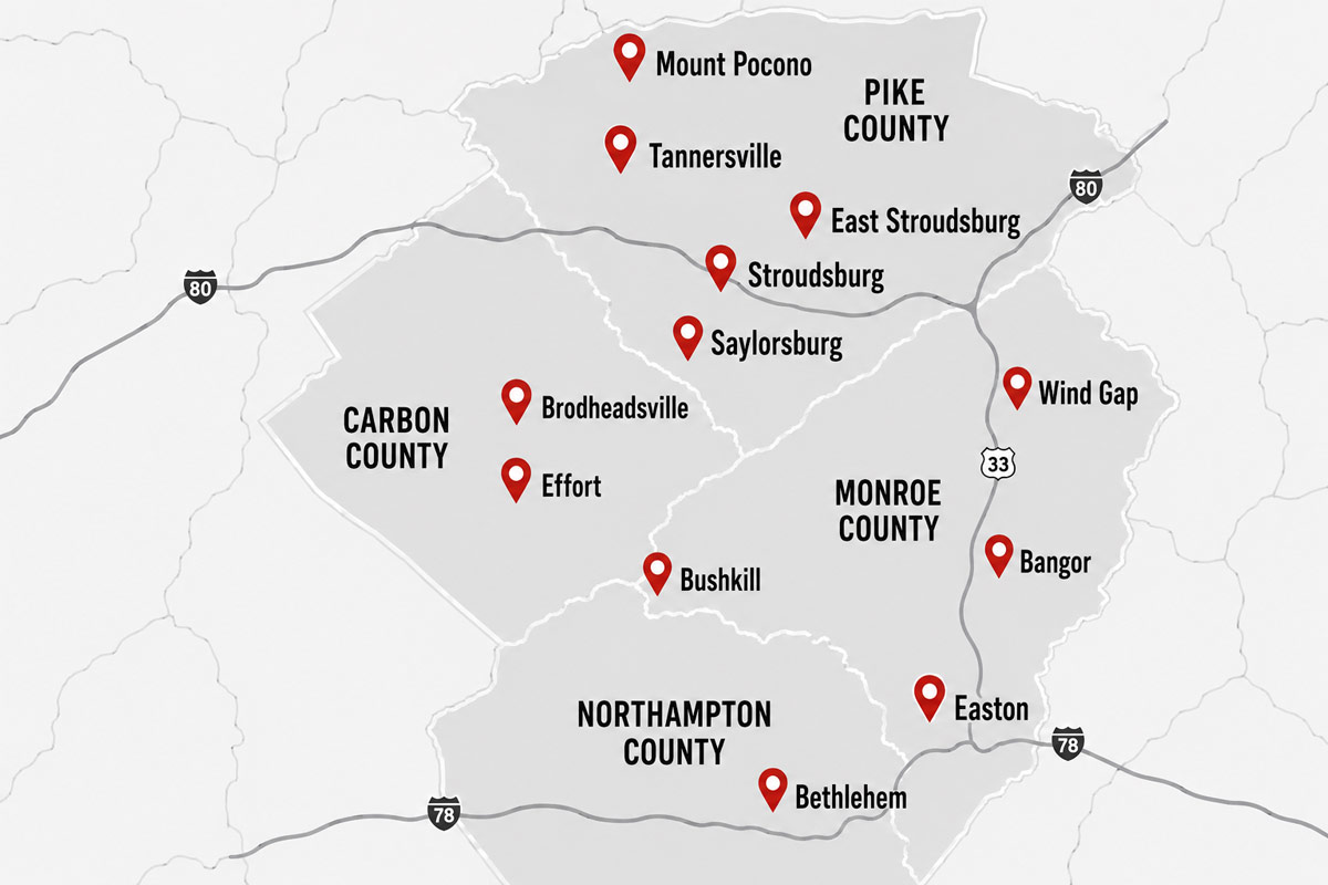 Areas We Serve